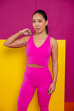 Milk and Champagne Bra Tank and Leggings