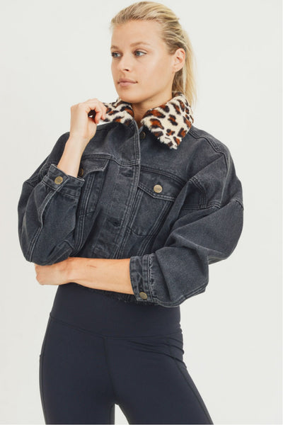 Cropped Denim Jacket